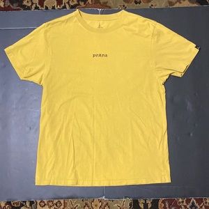 Mens Breathable PrAna Yoga T shirt